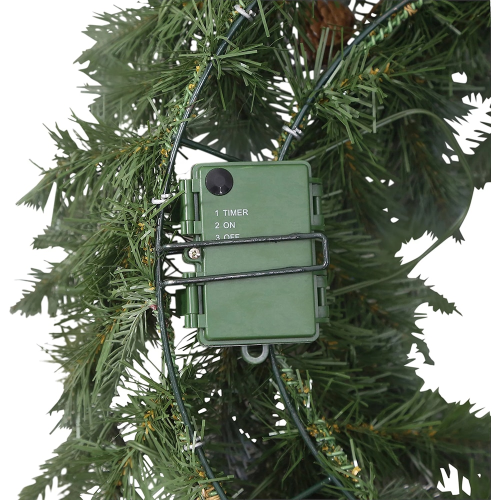 Coronita artificiala Blitzen, 50 cm