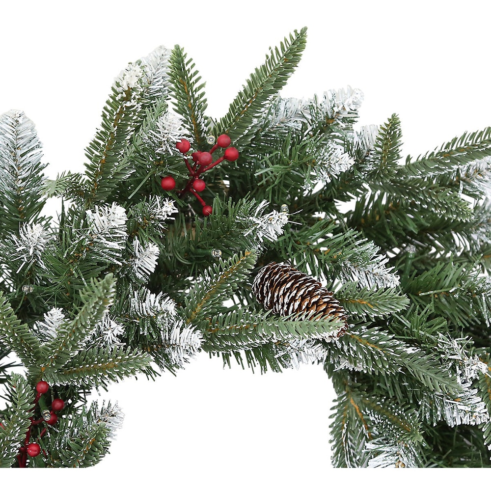 Coronita artificiala Blitzen, 50 cm