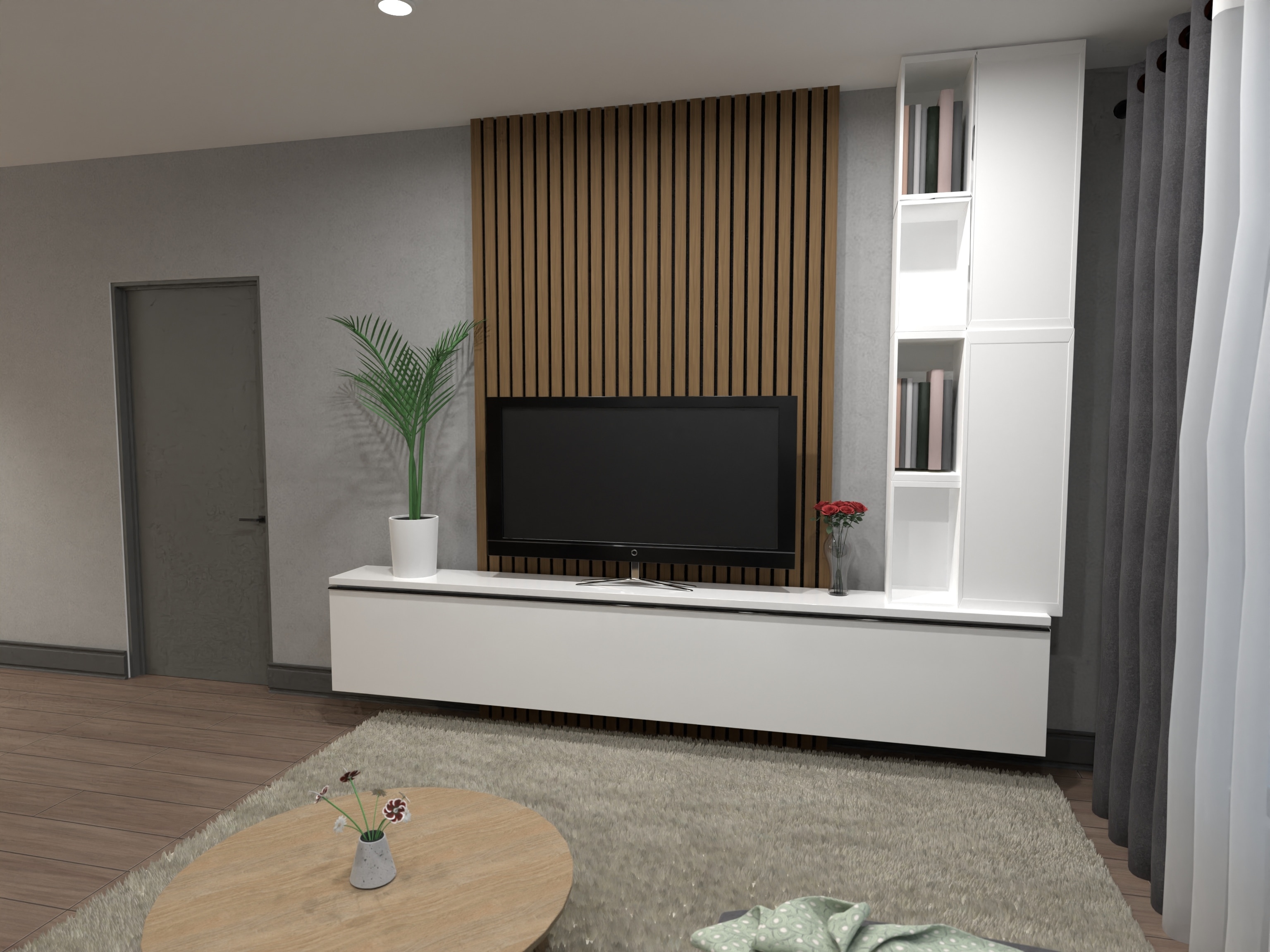 Panou riflaj Wood Class, 1.2 x 12.5 x 270 cm, polimer, stejar salbatic