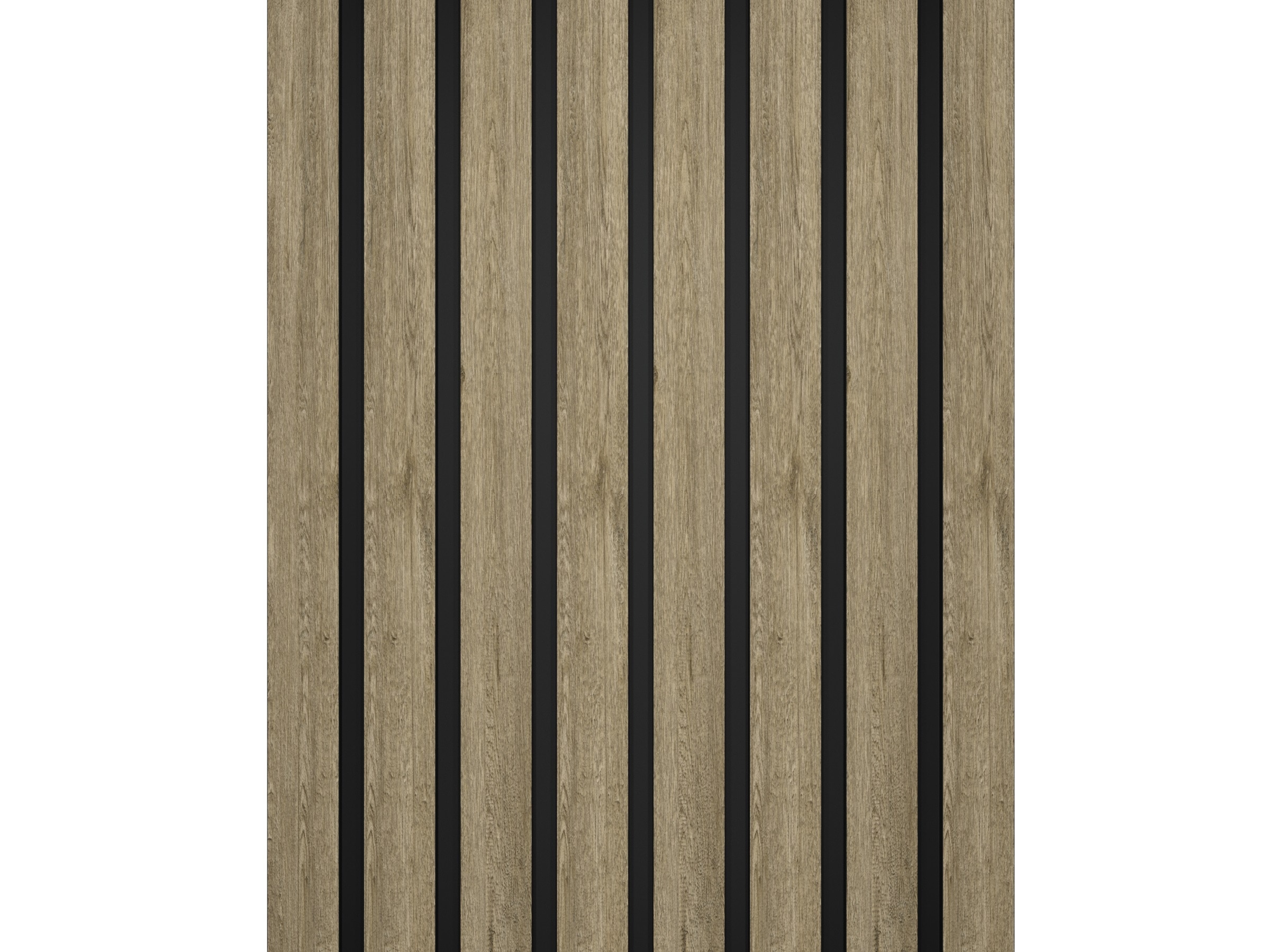 Panou riflaj Wood Class, 1.2 x 12.5 x 270 cm, polimer, stejar antic