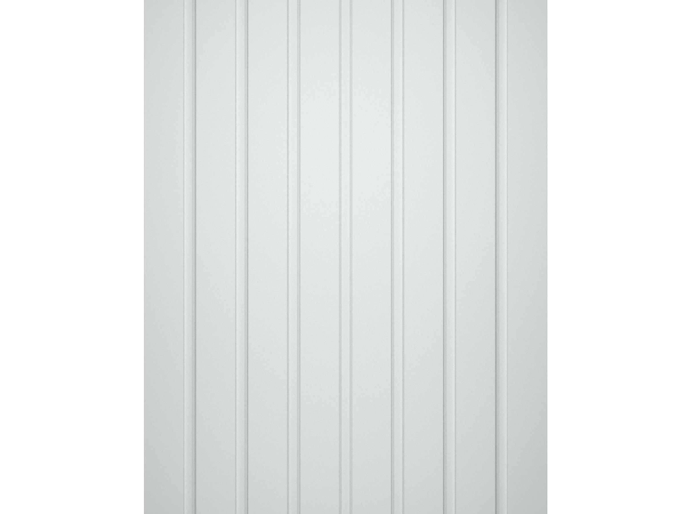 Panou riflaj Wood Class, 1.2 x 12.5 x 270 cm, polimer, alb