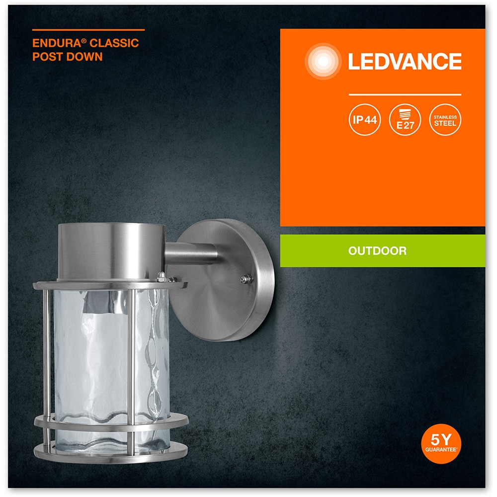 Aplica de exterior LEDVANCE Endura, E27, IP44, inox