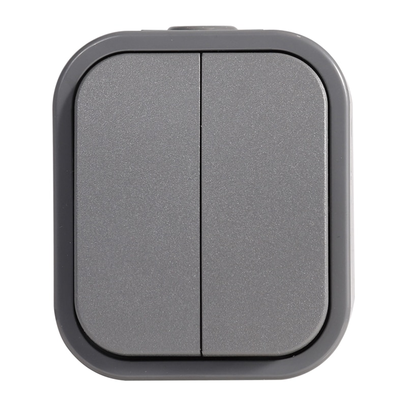 Comutator IP-54, 10A, 250V, gri