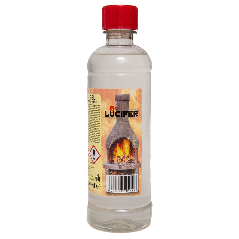 Gel aprindere foc LUCIFER, 0.5 l