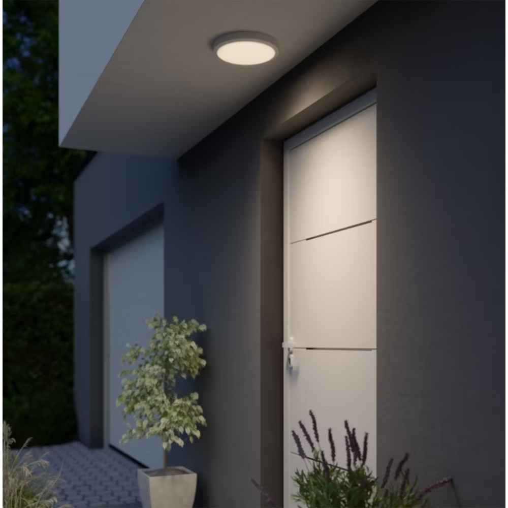 Plafoniera de exterior GOODHOME, LED, IP65, alb
