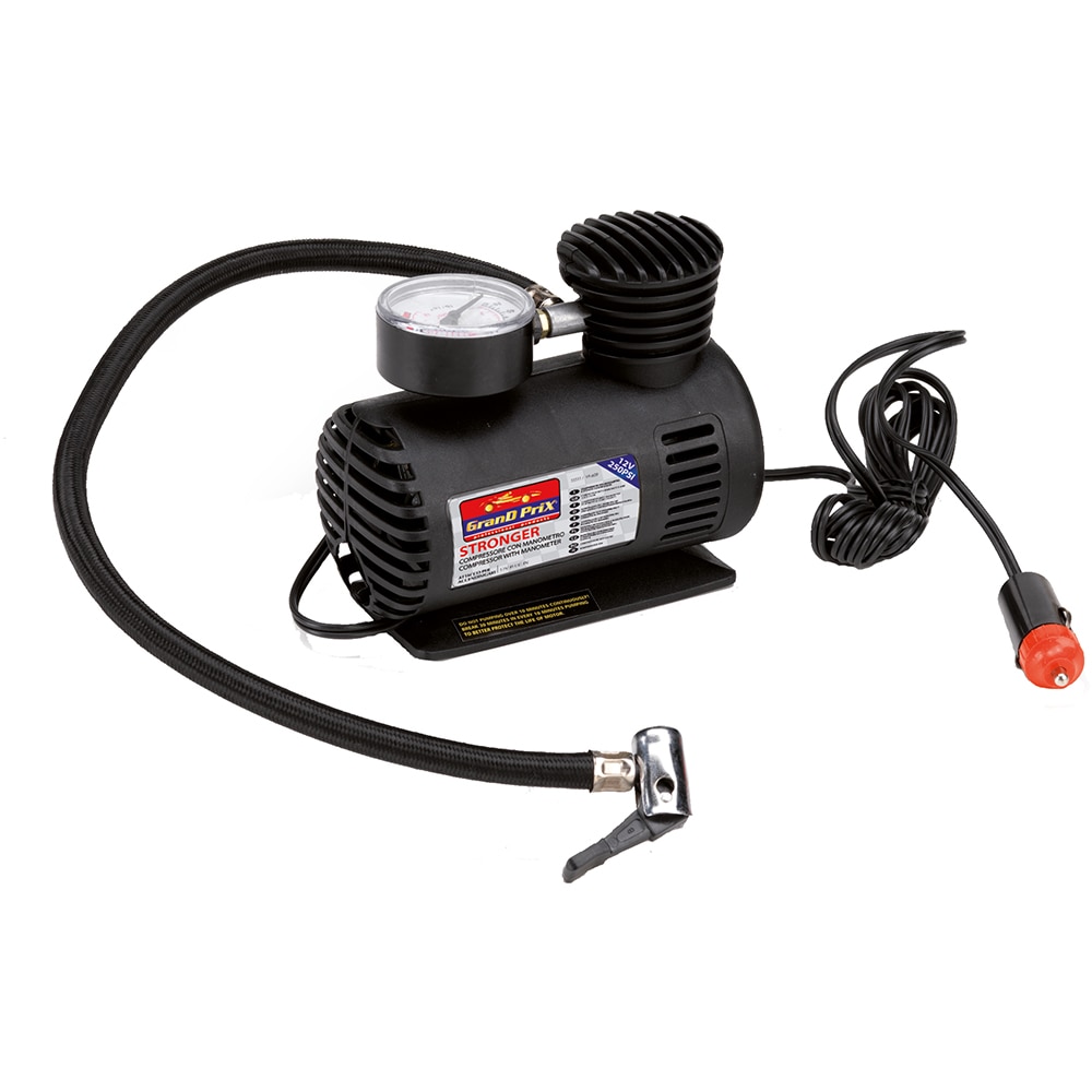 Compresor auto cu manometru GRAND PRIX Strong, 12V, 250psi