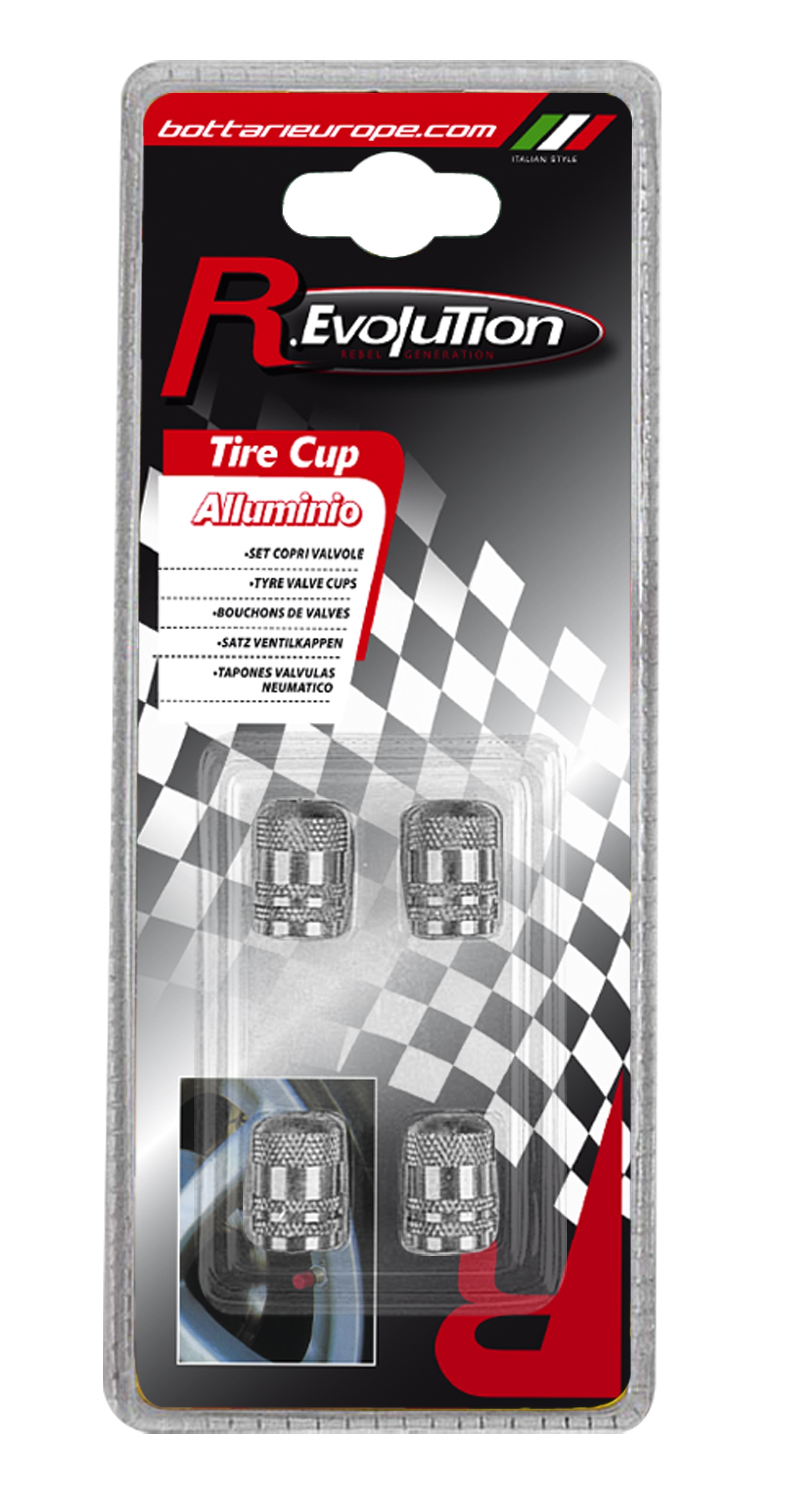 Set 4 Capace Ventil Tire Cup