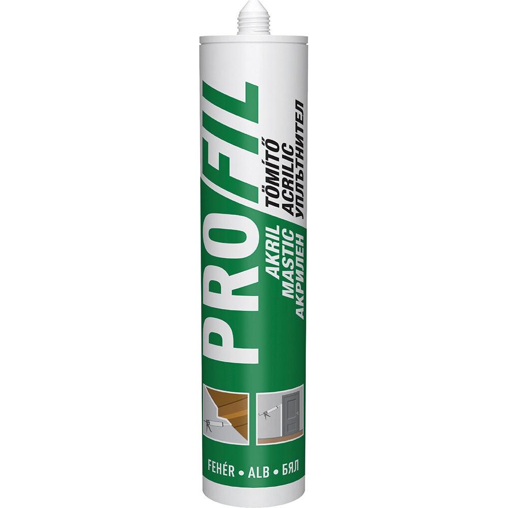 Profil mastic acrilic SOUDAL, alb, 270 ml