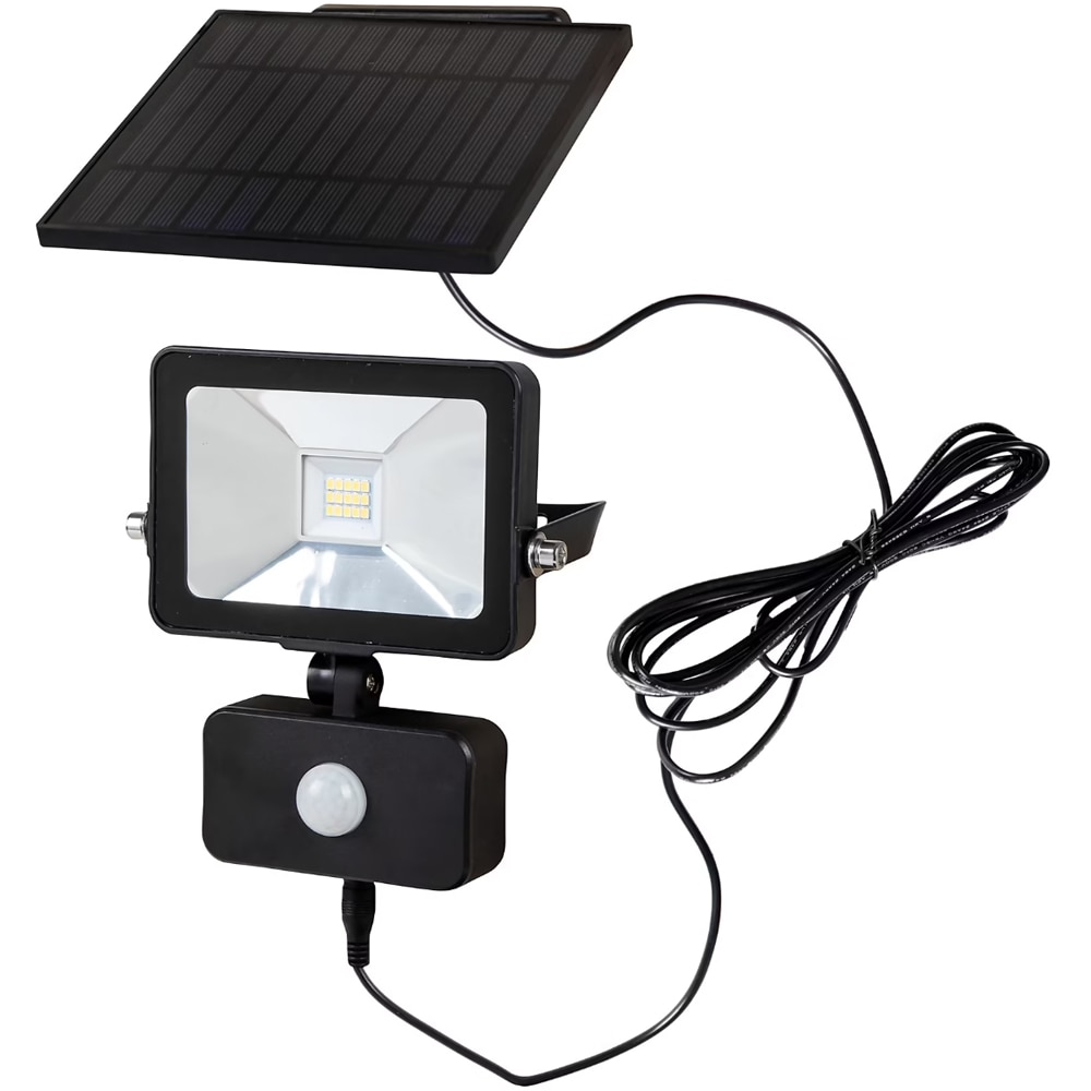 Proiector solar SITE, 7.5W, 500lm, negru