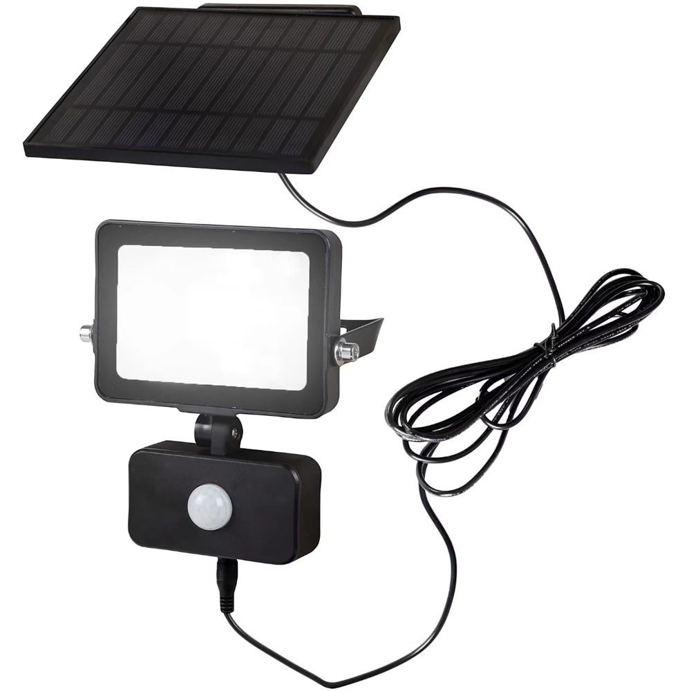 Proiector solar SITE, 7.5W, 500lm, negru