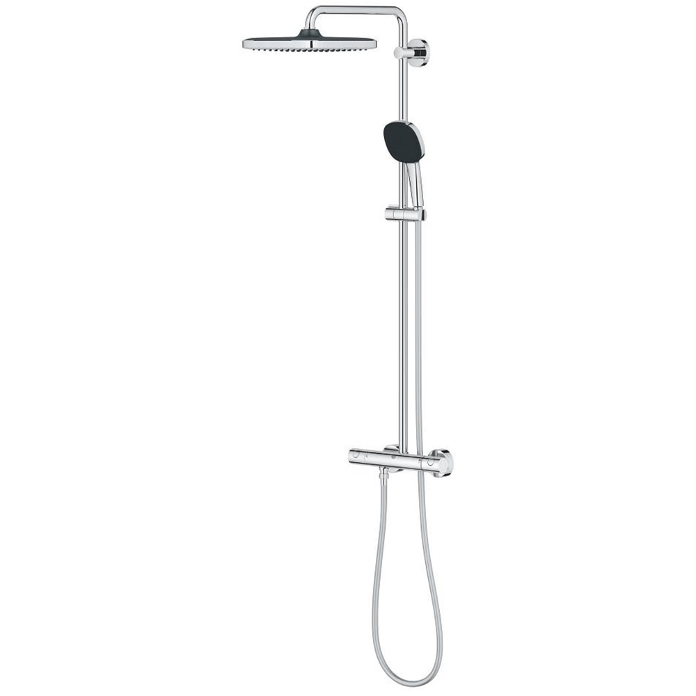 Sistem dus GROHE Vitalio Comfort 250 26697001, termostat, 2 functii, crom