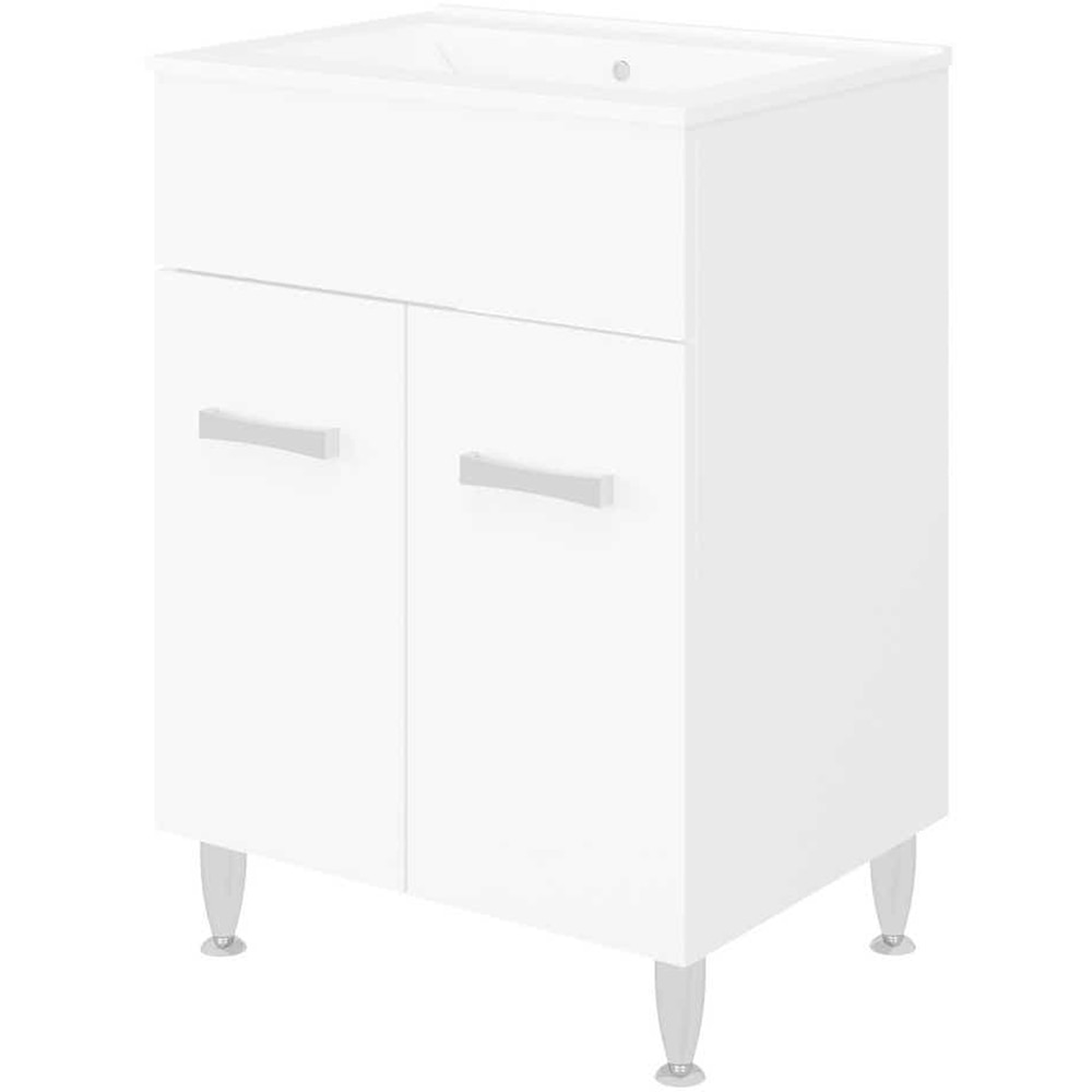 Set masca si lavoar Madrid, 60 x 51 x 94 cm, alb