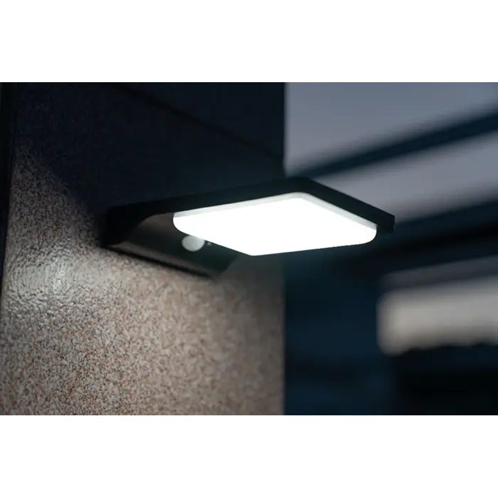 Aplica SITE , IP44, plastic, negru