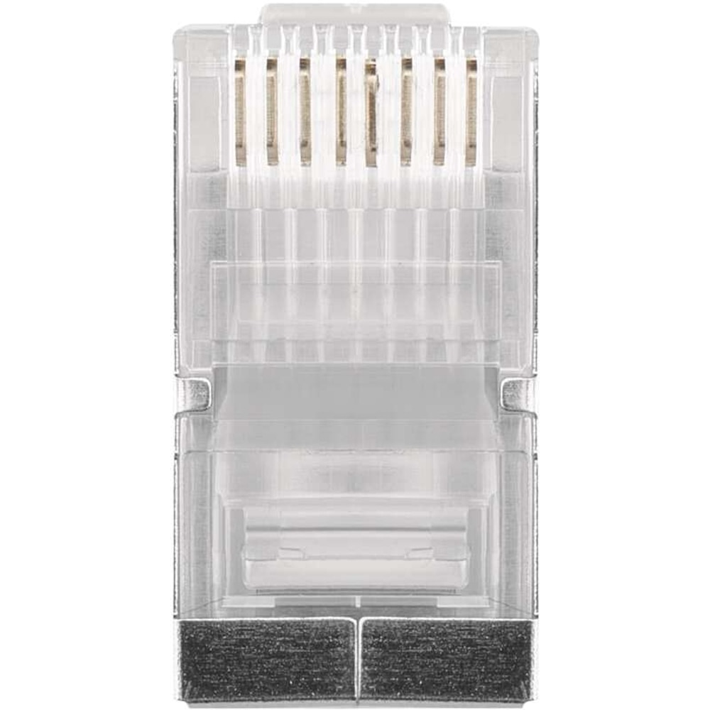 Conector Mufa retea EMOS RJ45 FTP CAT5E, alb