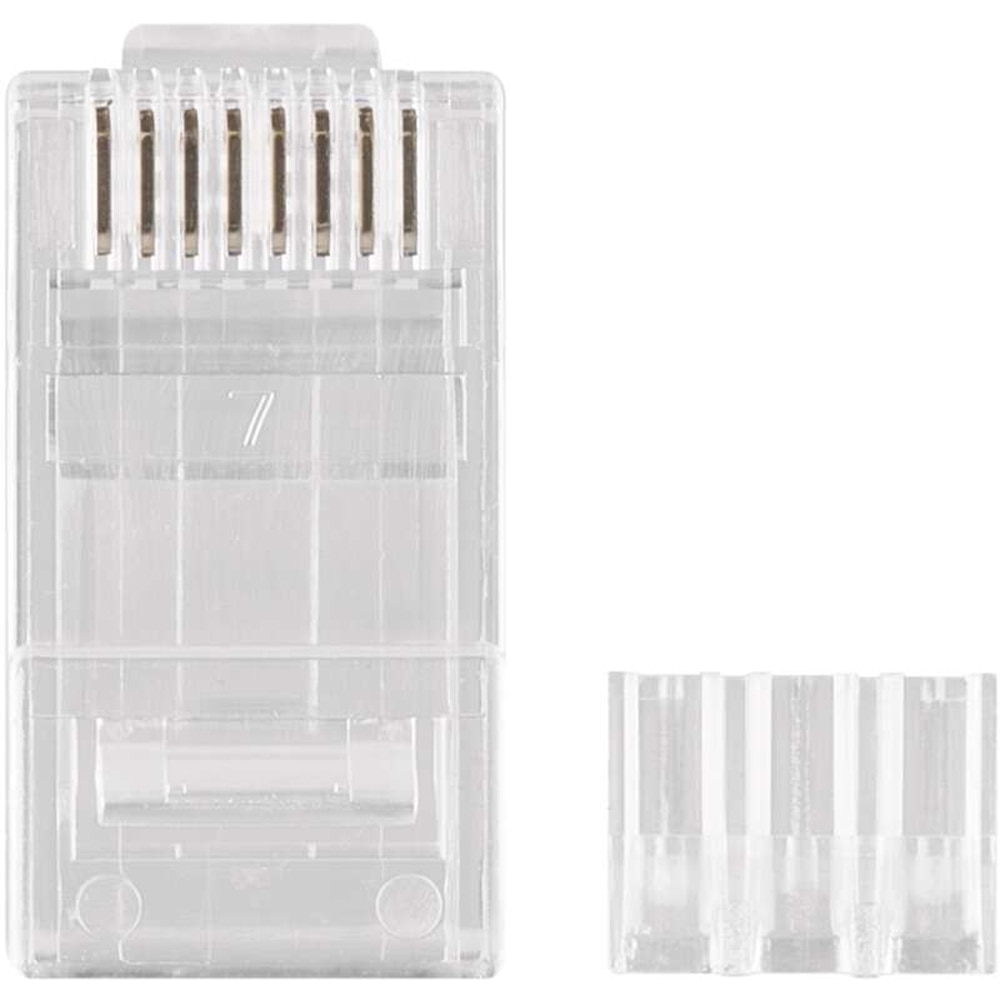 Conector Mufa retea EMOS UTP RJ45 CAT6, transparent