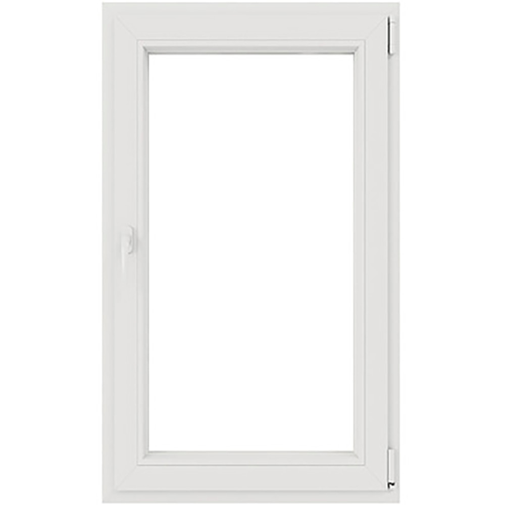 Fereastra termopan PVC, alb, 4 camere, 76 cm x 116 cm, Dreapta, Simpla deschidere
