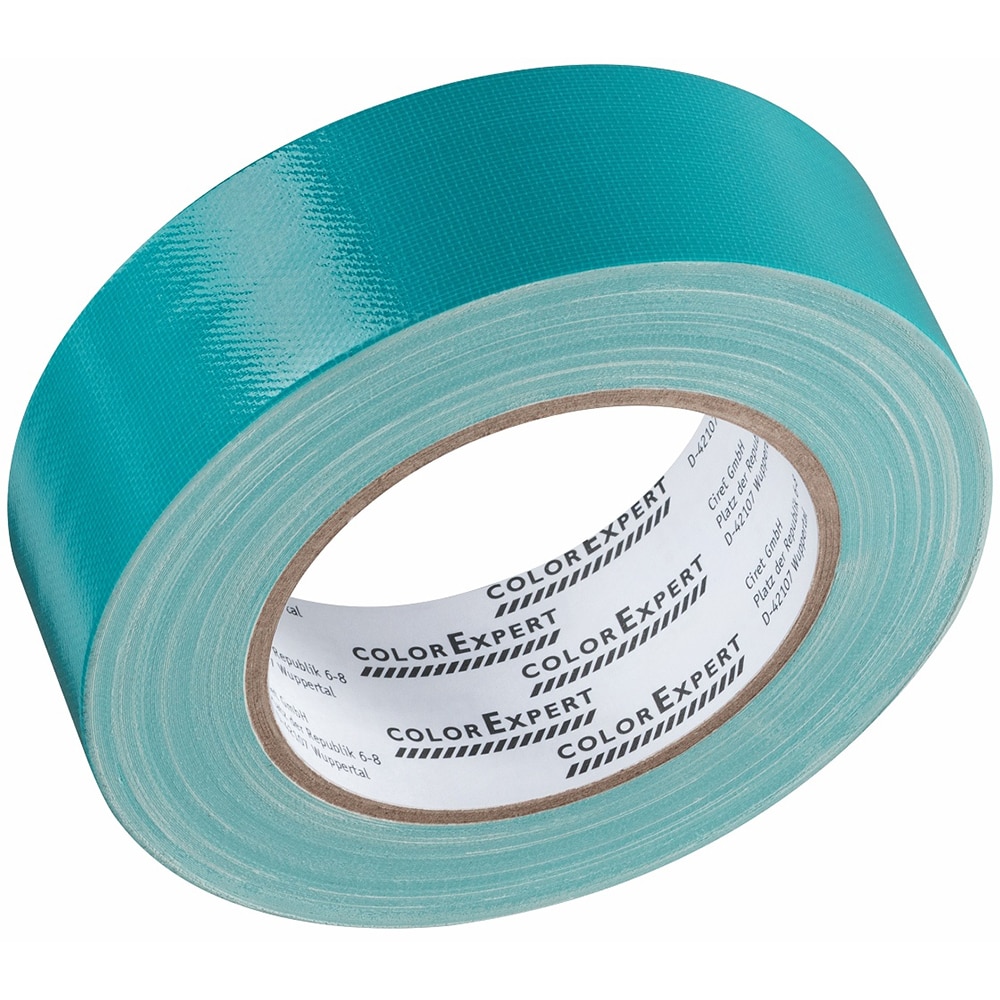 Banda adeziva COLOR EXPERT, 50 mm x 25 m, albastru deschis