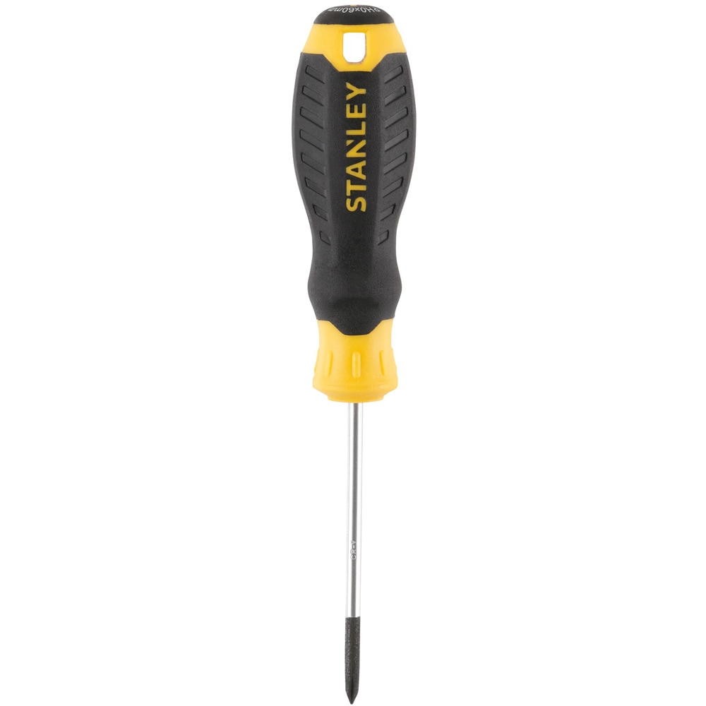 Surubelnita PH0 STANLEY Cushiongrip, 60mm, galben-negru