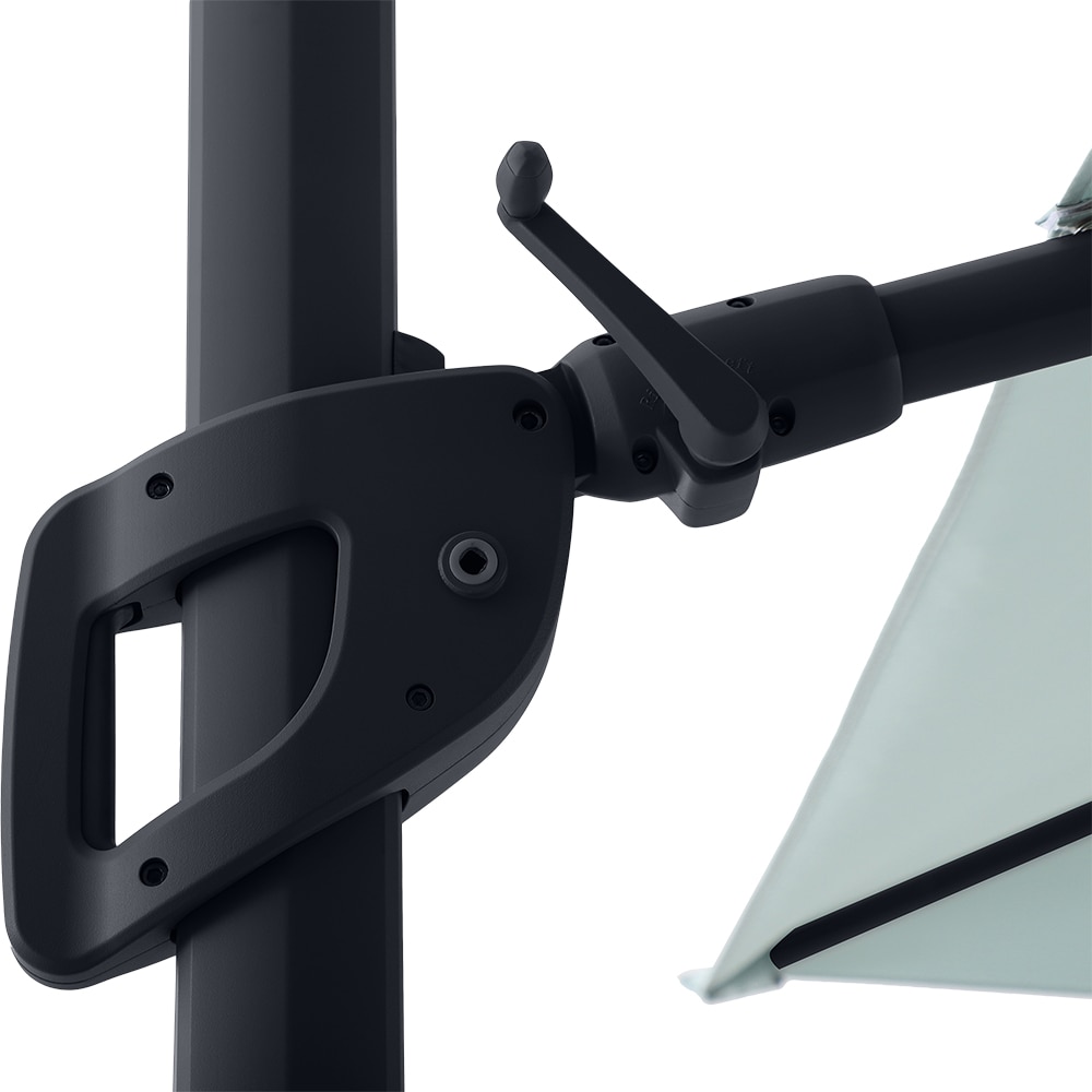 Umbrela de exterior GOODHOME Corby, 3 x 3m, gri