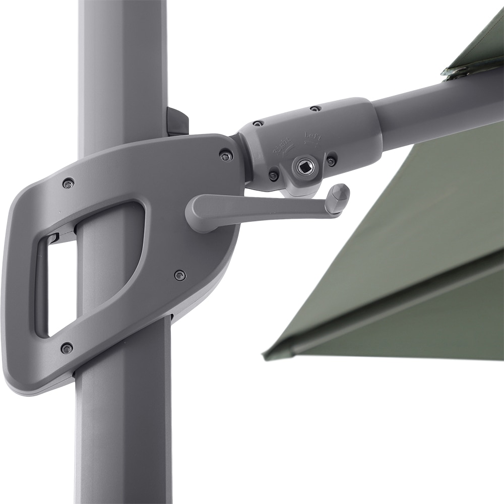 Umbrela de exterior GOODHOME Corby, 3 x 3m, olive