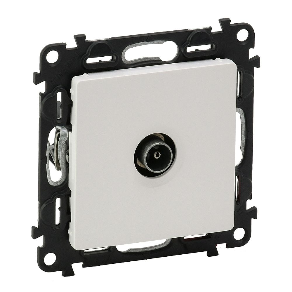 VALENA LIFE/ALLURE Priza TV tata, conexiune stea, alb