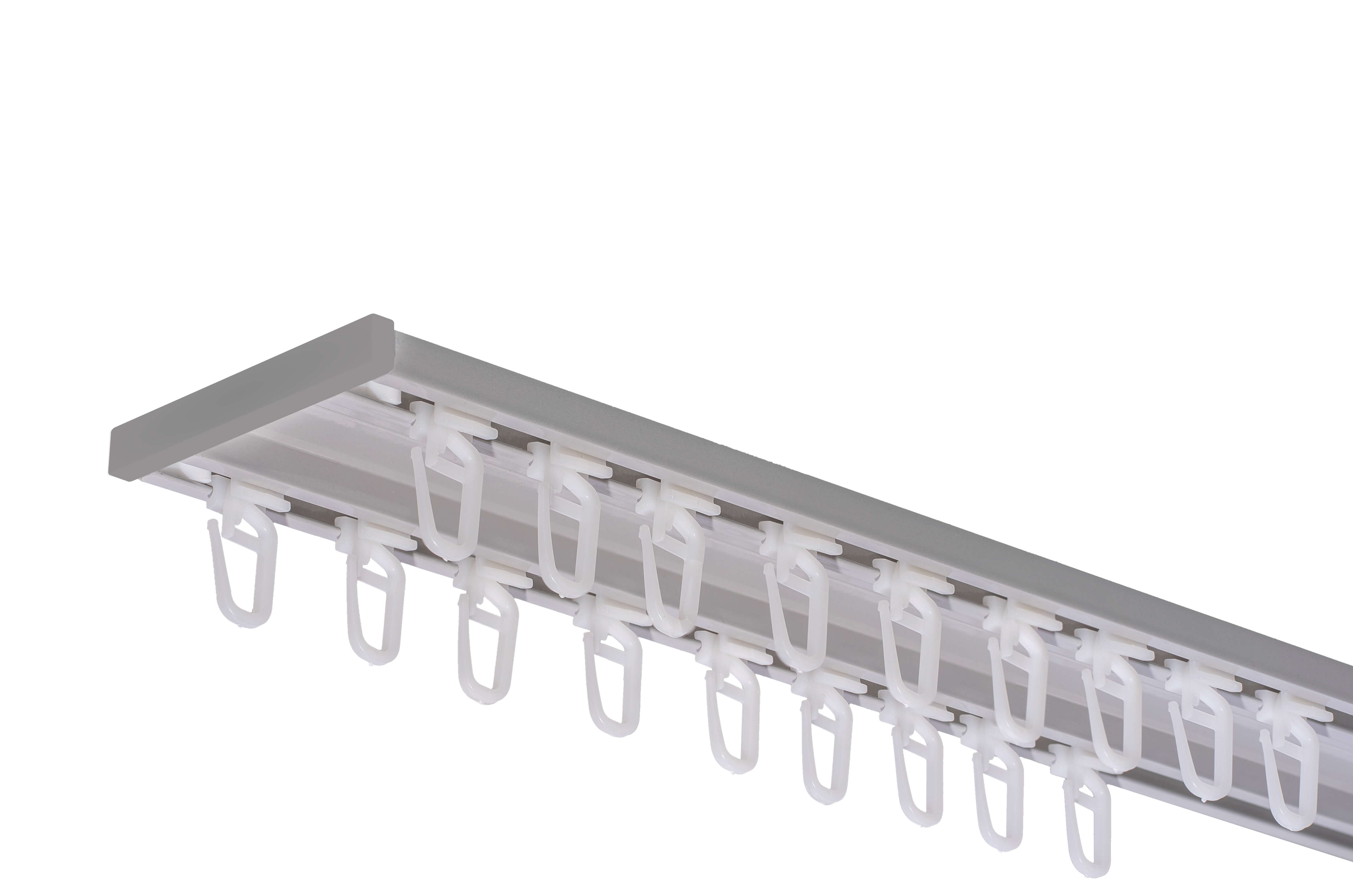 Set sina aluminiu dubla, 2m, alba si accesorii