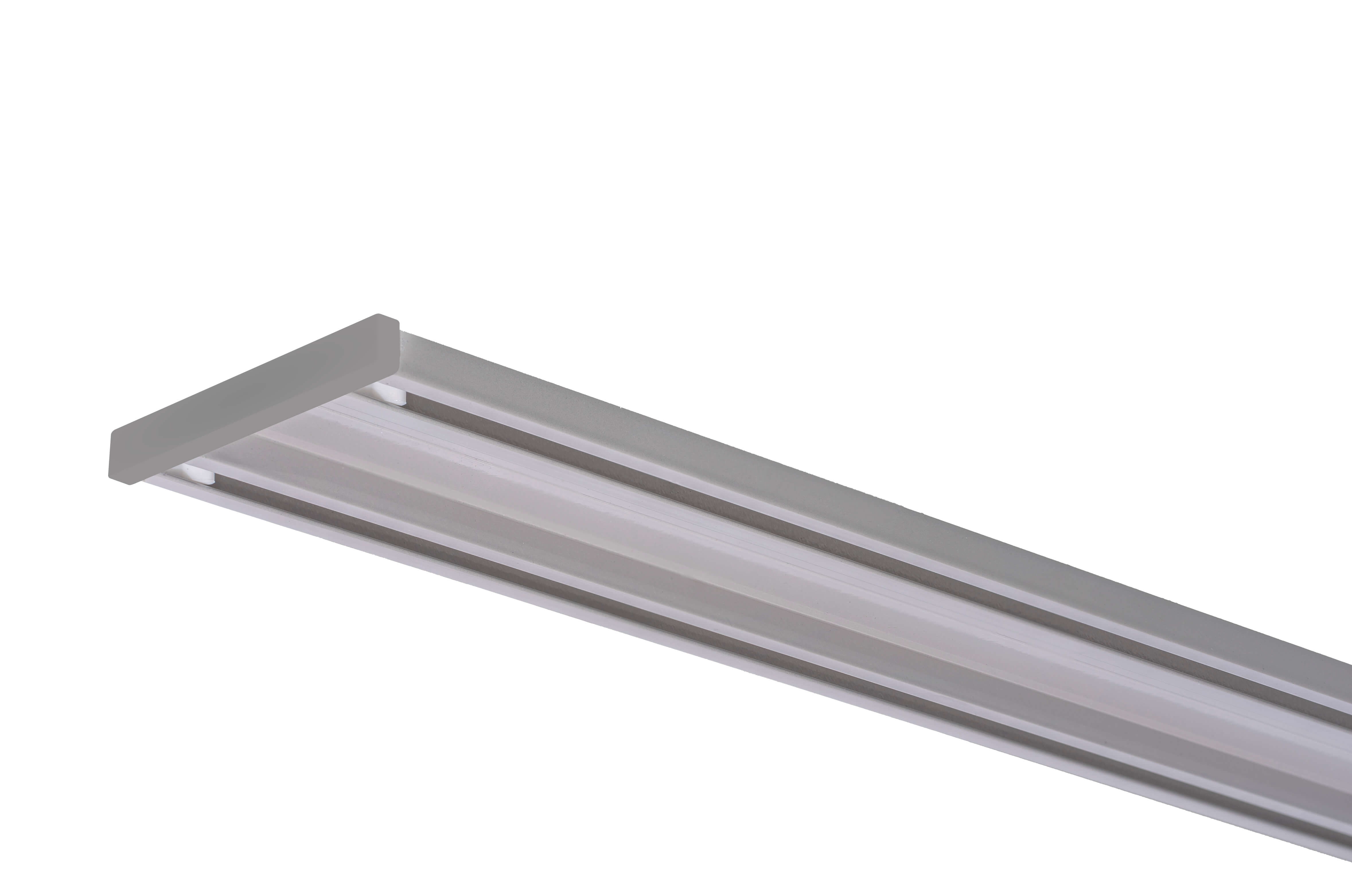 Set sina aluminiu dubla, 2.4 m, alba si accesorii