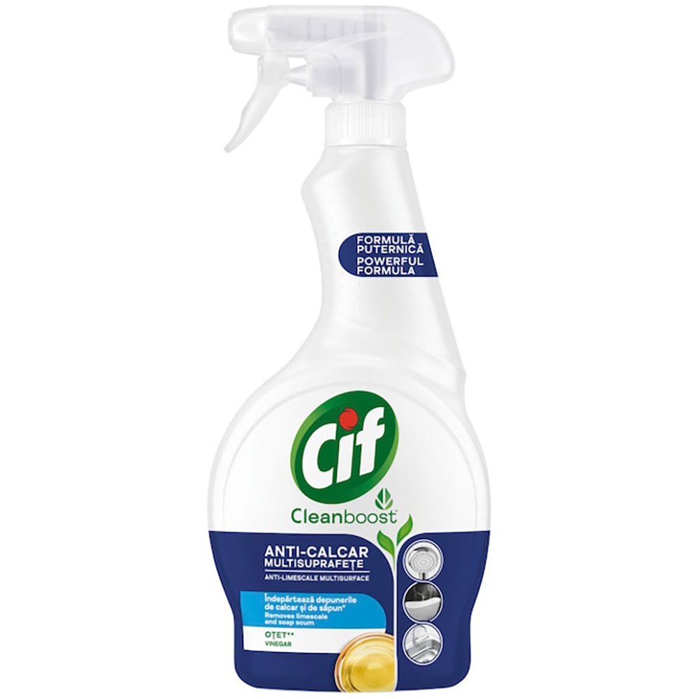 Spray anticalcar CIF Cleanboost, 500ml