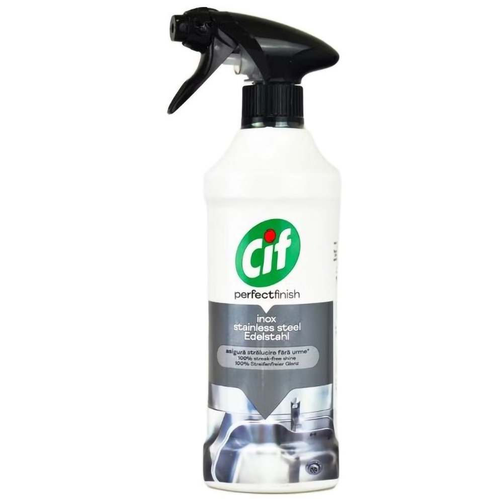 Spray pentru curatat suprafete inox CIF Perfect Finish, 435 ml