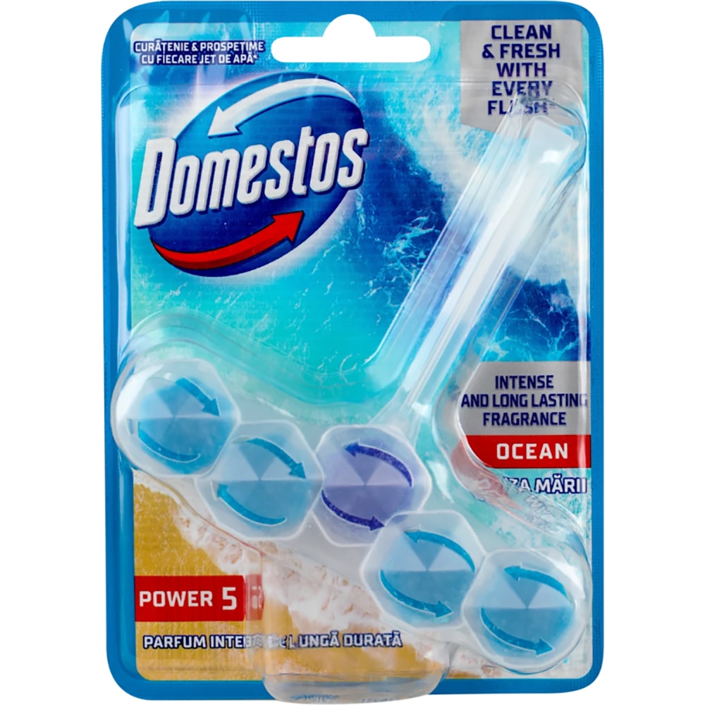 Odorizant toaleta DOMESTOS Power Ocean, 55g