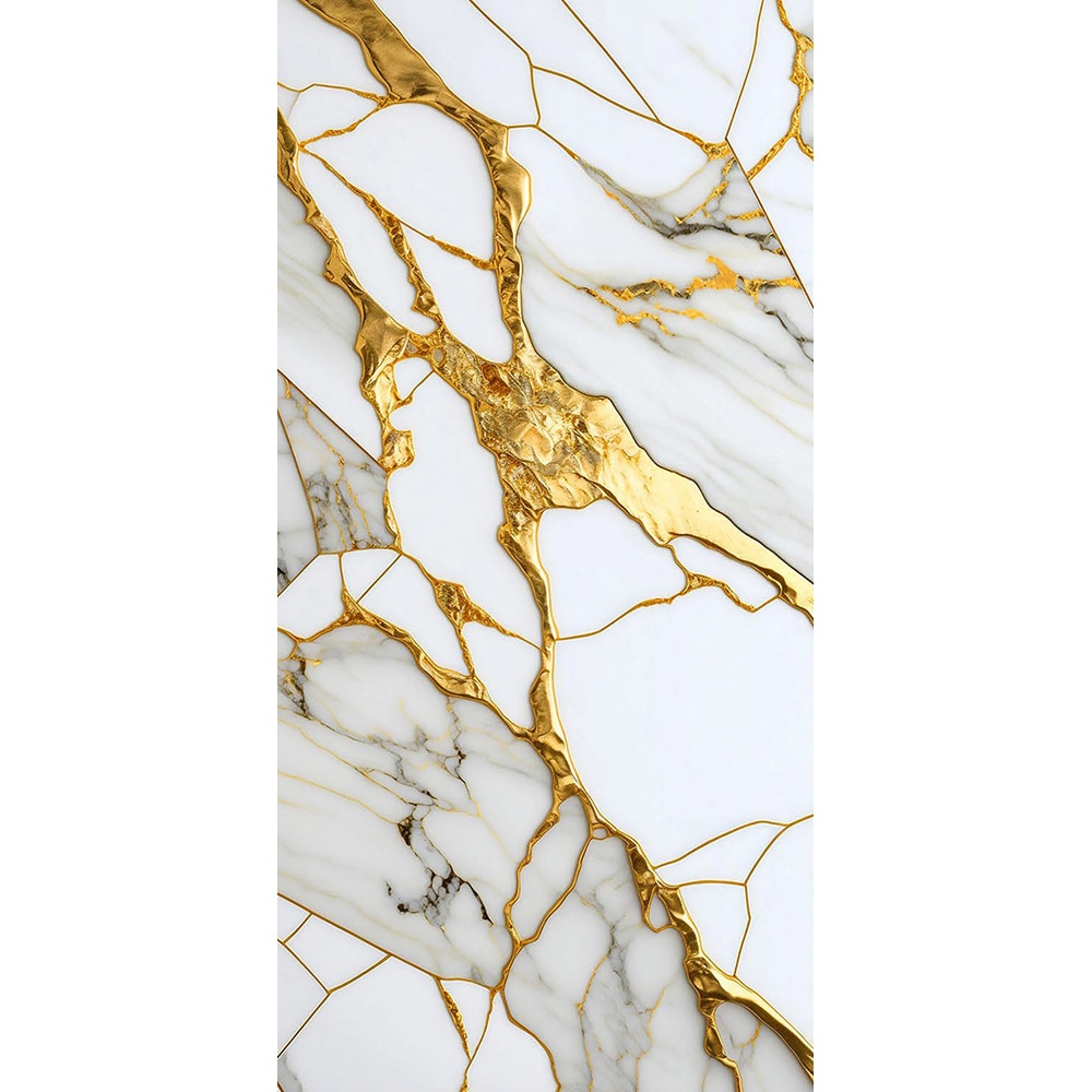 Gresie interior/exterior Brumoso, portelanata, alb-auriu, 60 x 120 cm, 9 mm, PEI 3, 1.44 mp/cutie