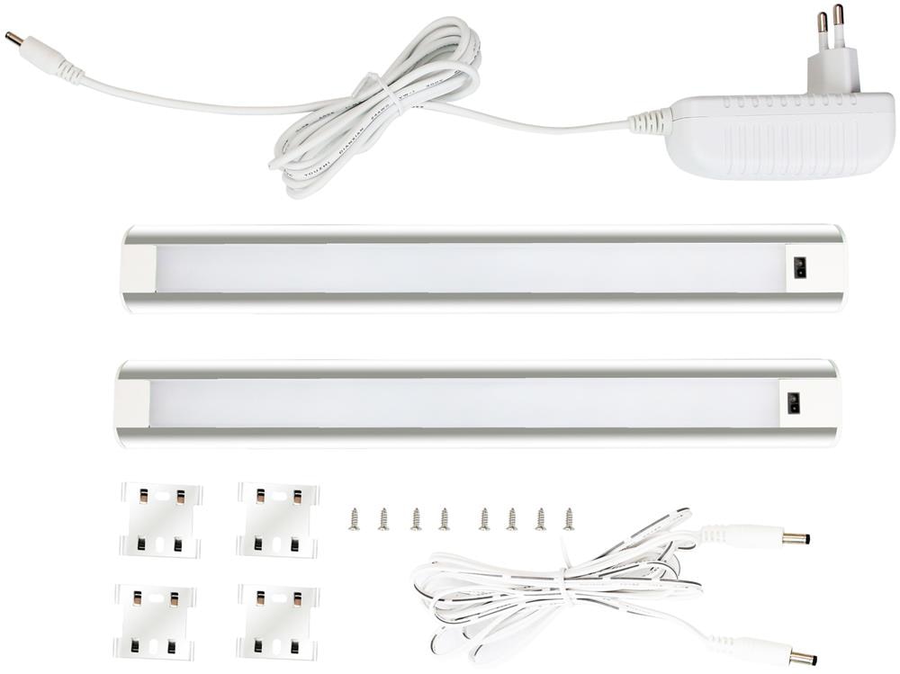 Rigleta Led 9W 4000K Senz. X2