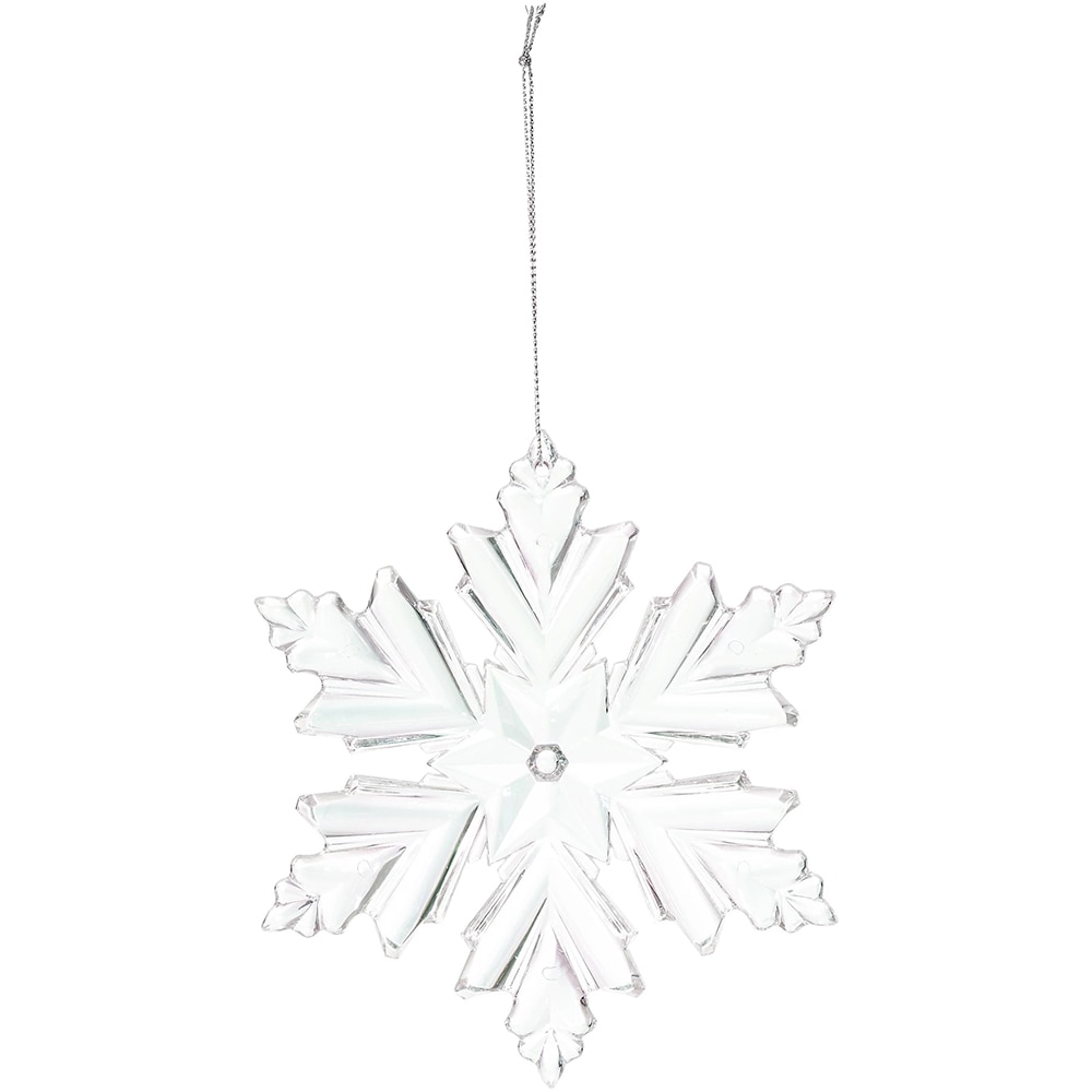 Decoratiune brad fulg de zapada, 13x1