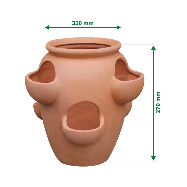 Ghiveci din Argila, Terracotta, 35 cm  Verve