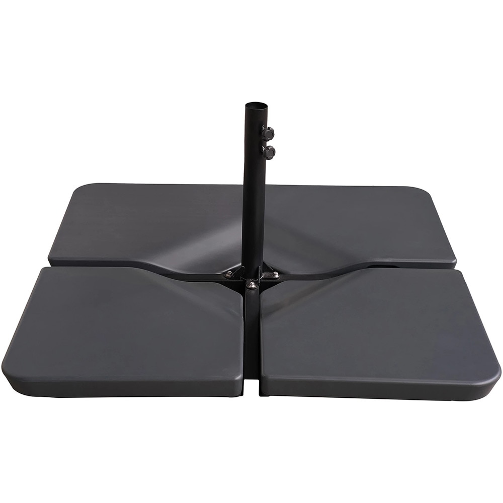 Suport umbrela GOODHOME Praden, 9 x 53.4 cm, 35kg,  plastic, negru