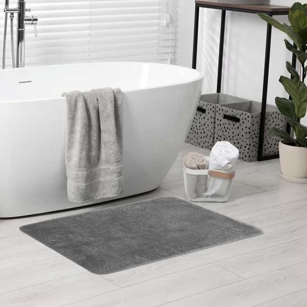 Covoras baie FRANDIS 195687, 50 x 80 cm, gri