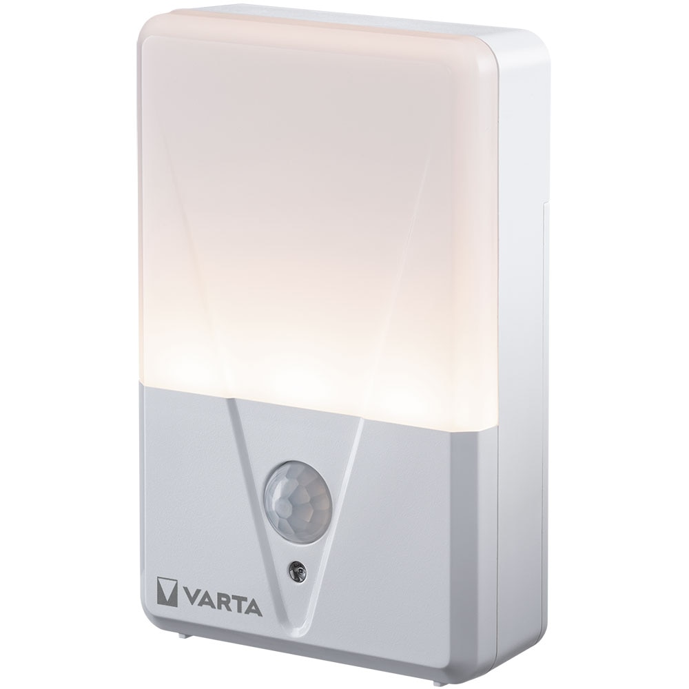 Lampa LED cu senzor miscare VARTA, 17lm, 2700K, alb