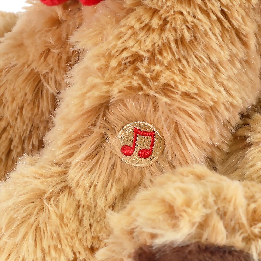 Jucarie interactiva cu sunete, ren, 25 cm