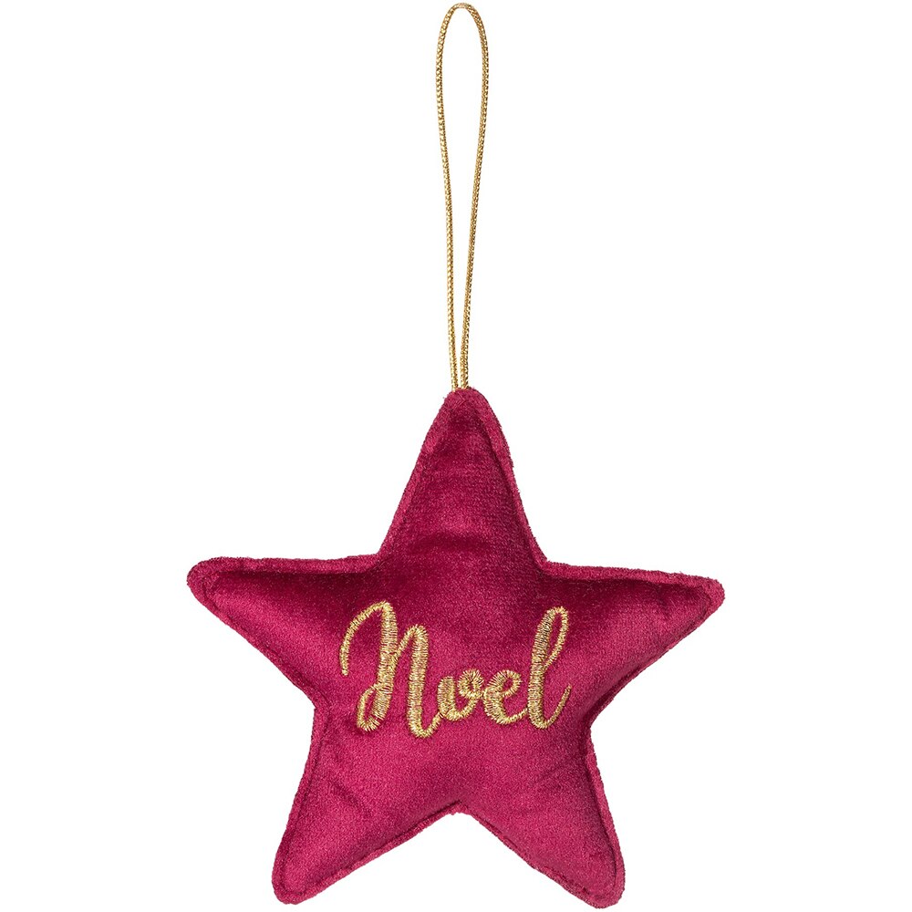 Set decoratiune brad Joy & Noel, 10x3 cm