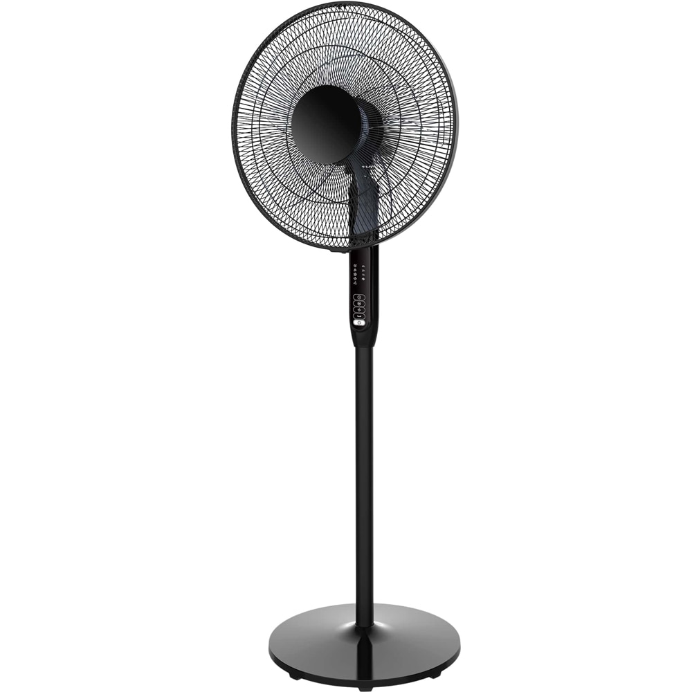 Ventilator cu picior, 3 trepte de viteza, 45W, negru