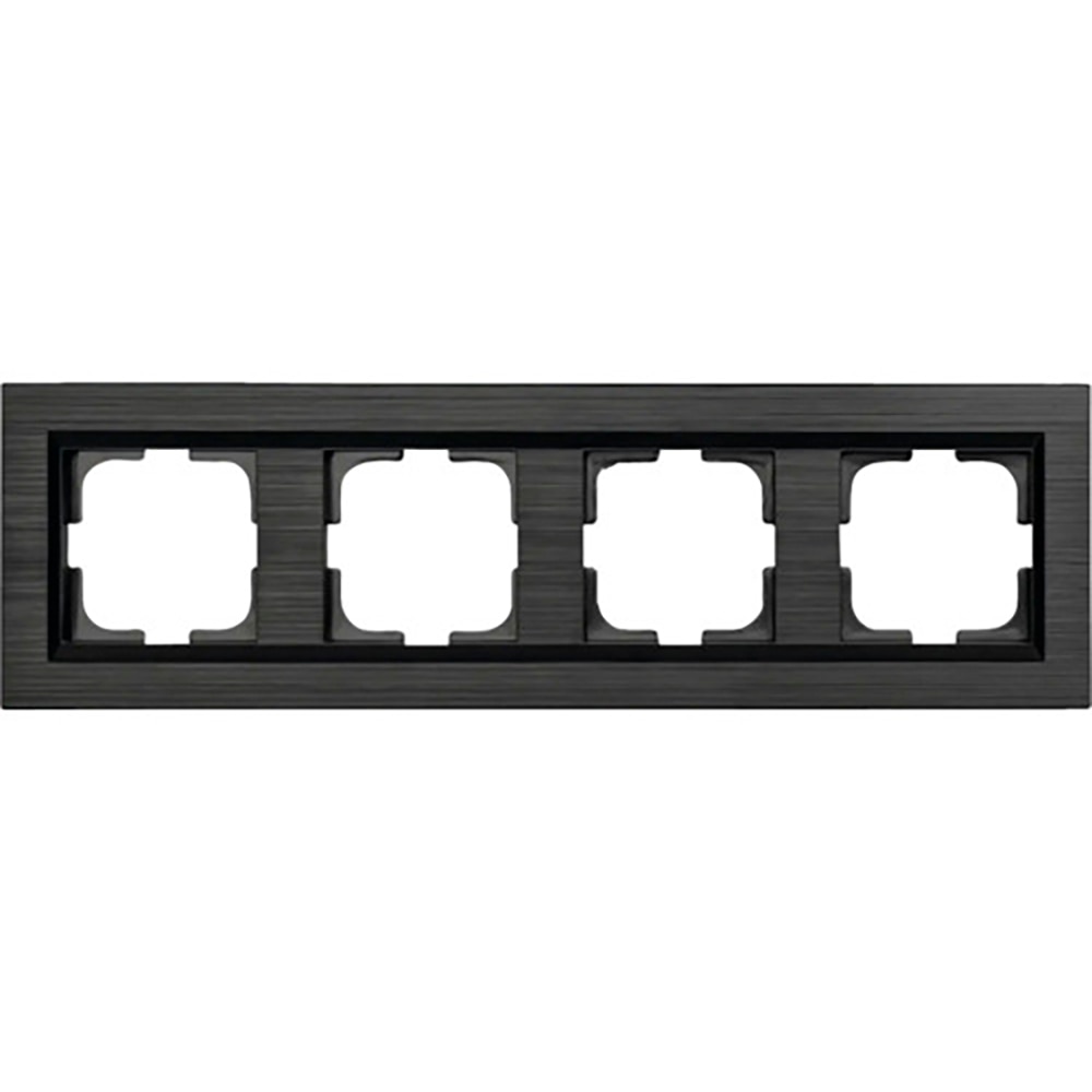 Rama OVIVO Quantum, 4posturi, negru