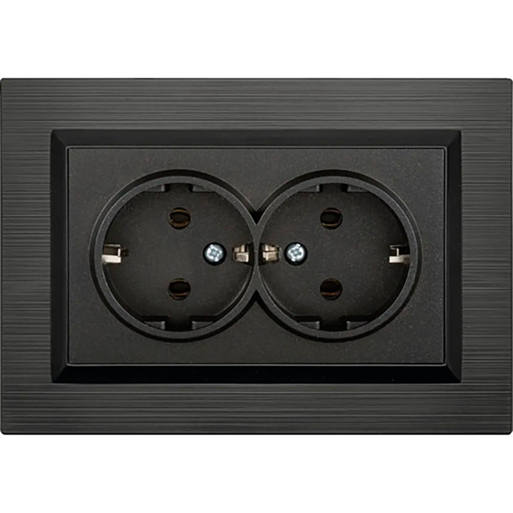 Priza OVIVO OV00846, incastrat, interior, 16A, IP20, negru