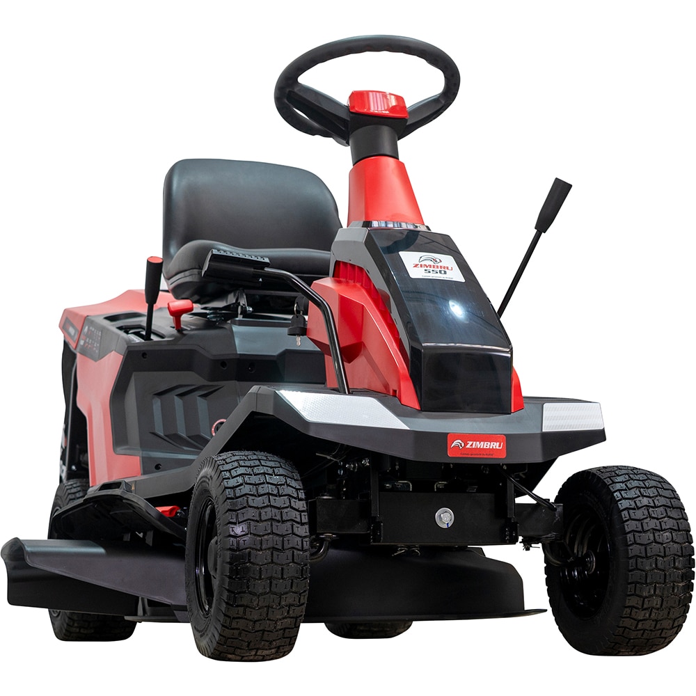 Tractoras de tuns iarba RURIS Zimbru 550, Benzina, 9.5CP, latime taiere 65 cm, negru,rosu
