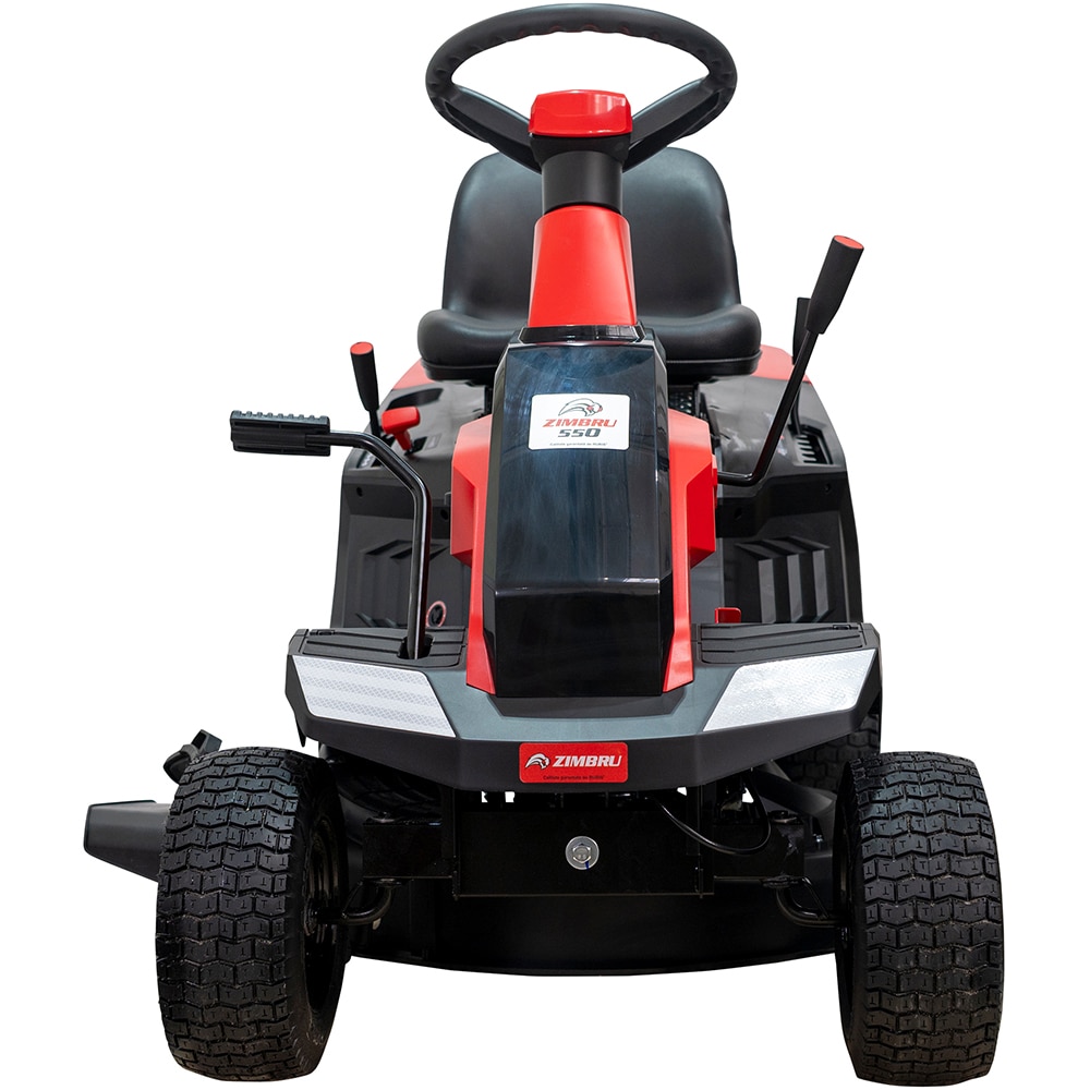 Tractoras de tuns iarba RURIS Zimbru 550, Benzina, 9.5CP, latime taiere 65 cm, negru,rosu