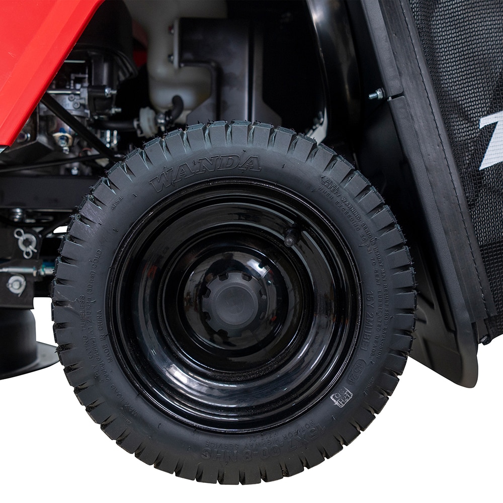 Tractoras de tuns iarba RURIS Zimbru 550, Benzina, 9.5CP, latime taiere 65 cm, negru,rosu