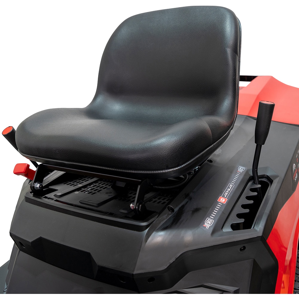 Tractoras de tuns iarba RURIS Zimbru 550, Benzina, 9.5CP, latime taiere 65 cm, negru,rosu