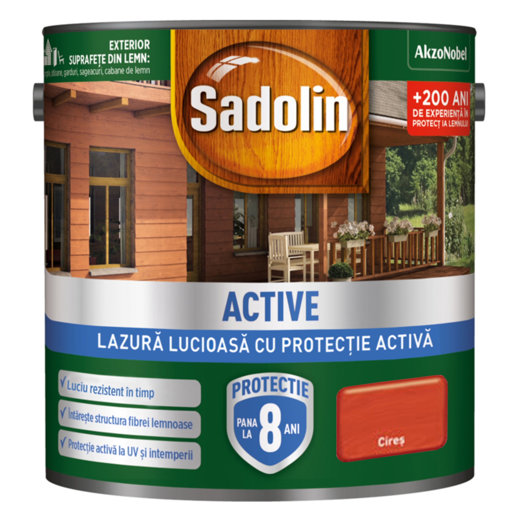Lazura lucioasa, cires, 2.5L  Sadolin