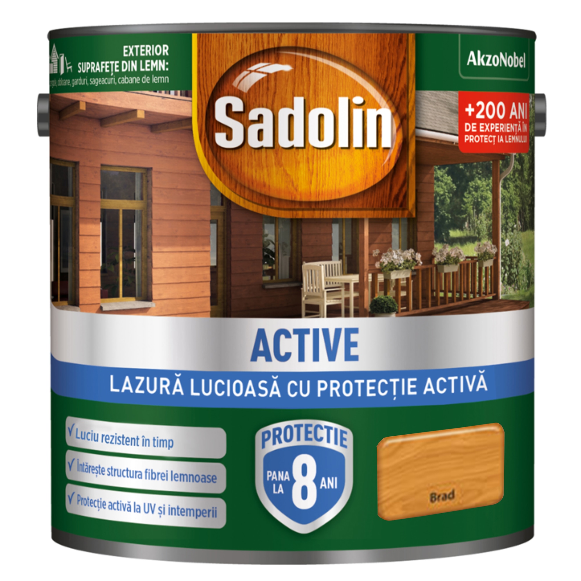 Lazura lucioasa, brad, 5L  Sadolin