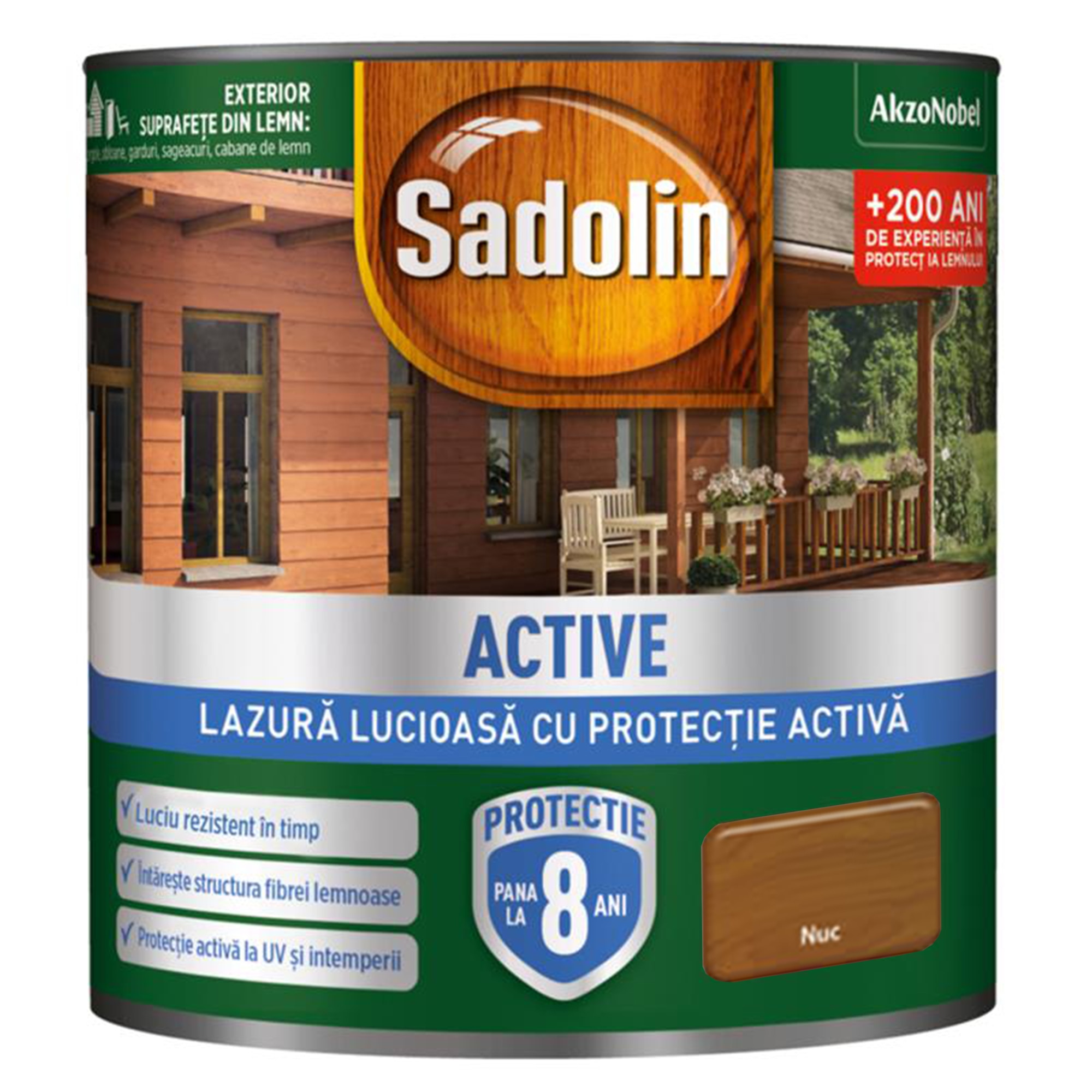 Sadolin Lazura Lucioasa Nuc 0.75 L