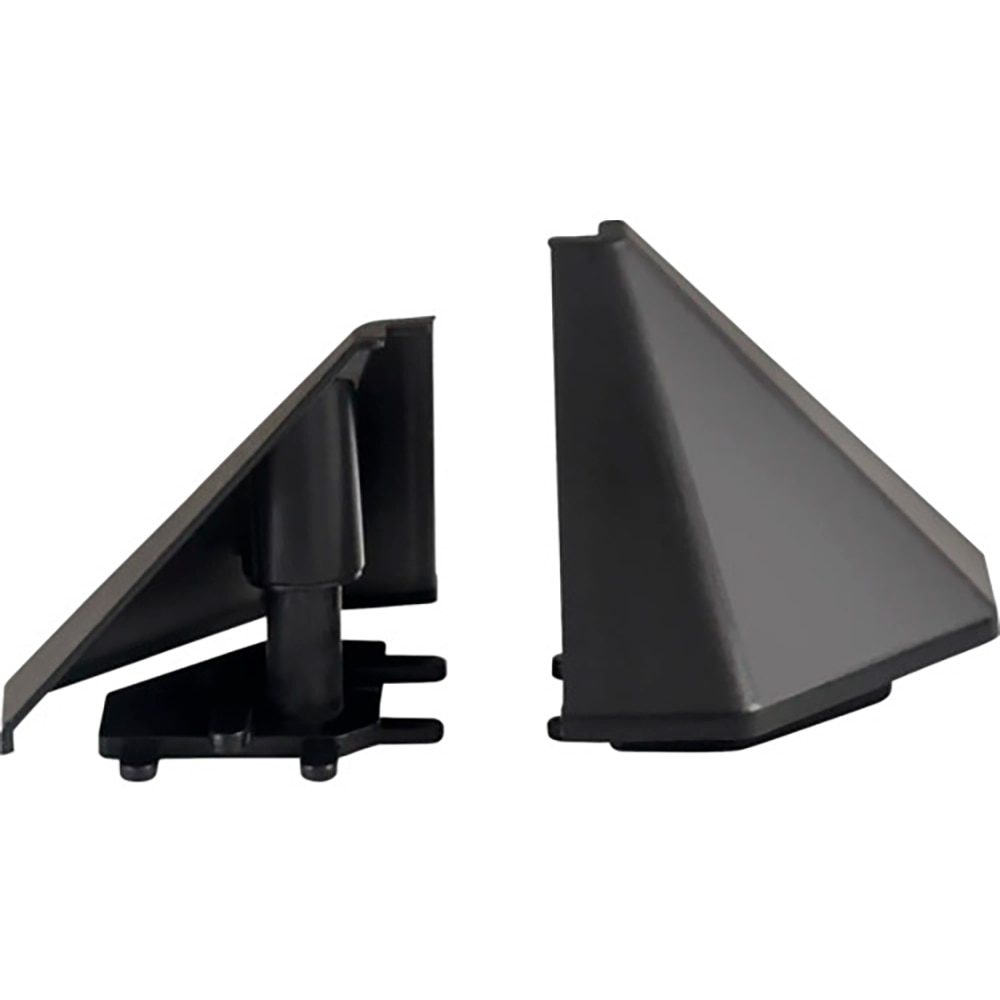 Set accesorii profil colt TE-MA, 2 buc, negru